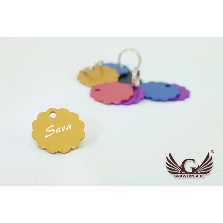 Dog and Cat Keyring - FLOWER - BDZ004