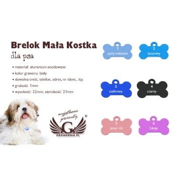 Dog and Cat Keyring - SMALL CUBE - BDZ003