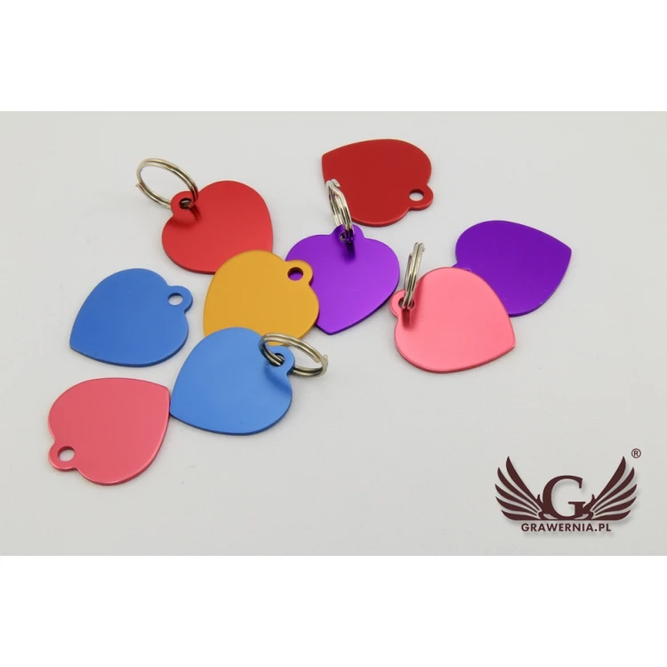 Dog and Cat Keyring - SMALL HEART - BDZ007