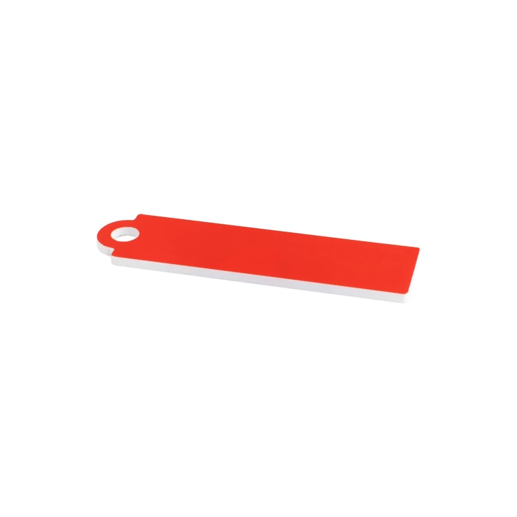 Keychain with Your Blood Type - Red Engraving Laminate - Size 19x44mm - BRL033