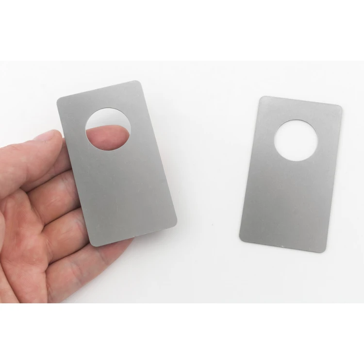 Aspen Locker Keychain - 1mm thick steel, dimensions 45x80mm - BM039