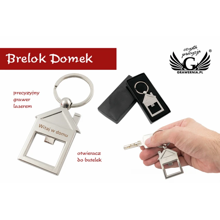 HOUSE KEYCHAIN 4 - for a developer or real estate agency - BP85