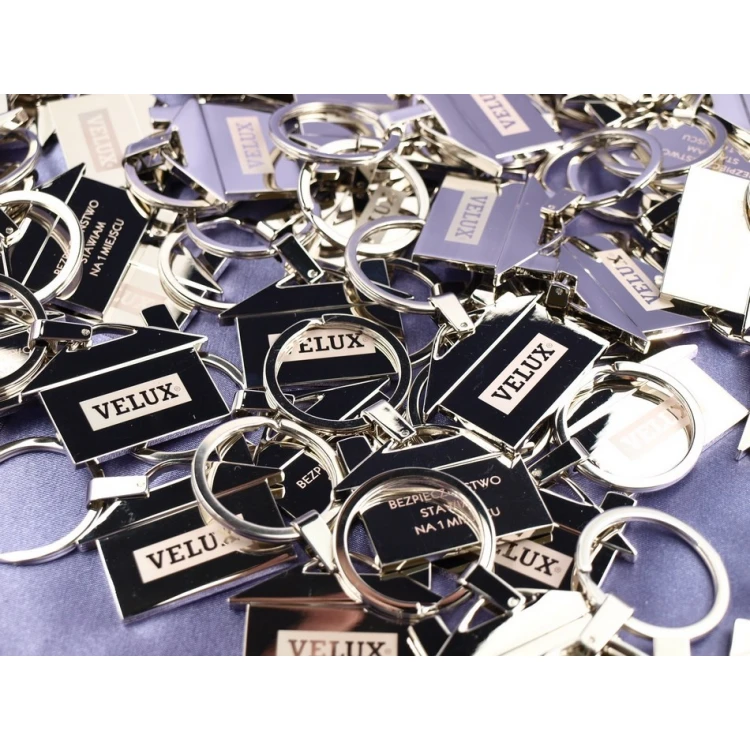 HOUSE KEYCHAIN - GLOSSY - for developer or real estate agency