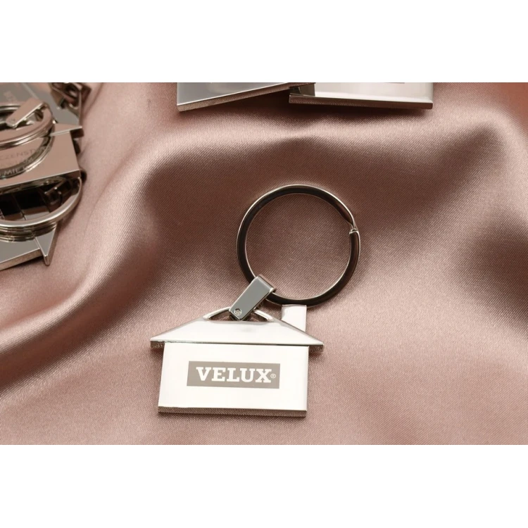 HOUSE KEYCHAIN - GLOSSY - for developer or real estate agency
