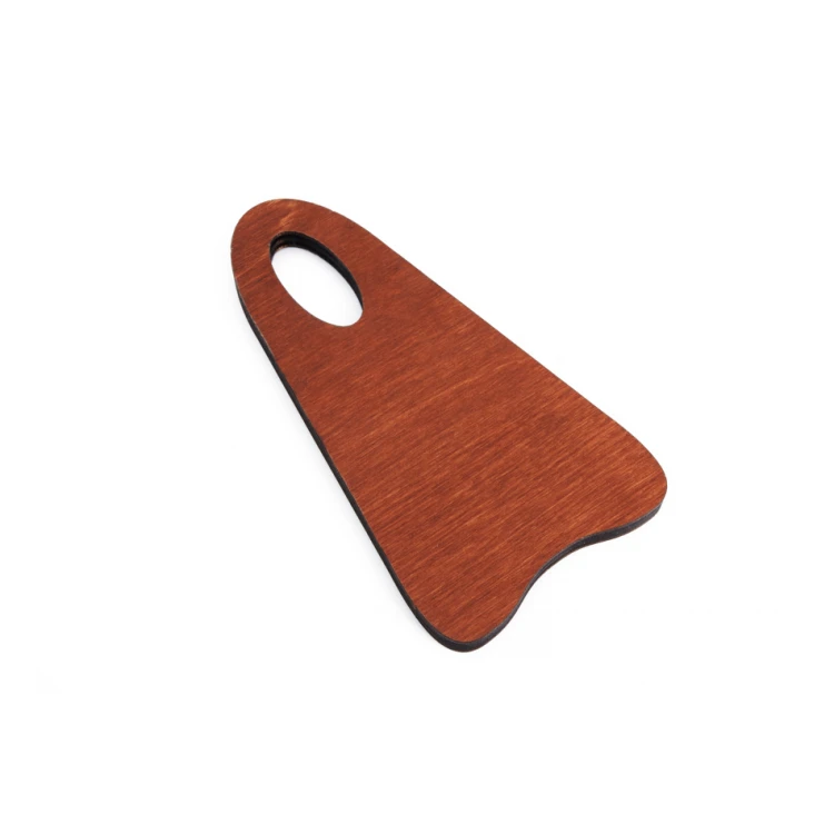 Wooden Keychain Bigbrel 4 - Light Walnut Color - Size 60x120mm - BD075