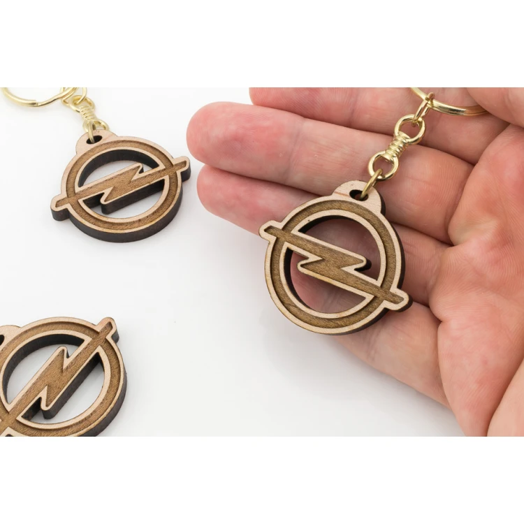 Wooden Keychain for Car Dealers - Solid Maple - Timo 1