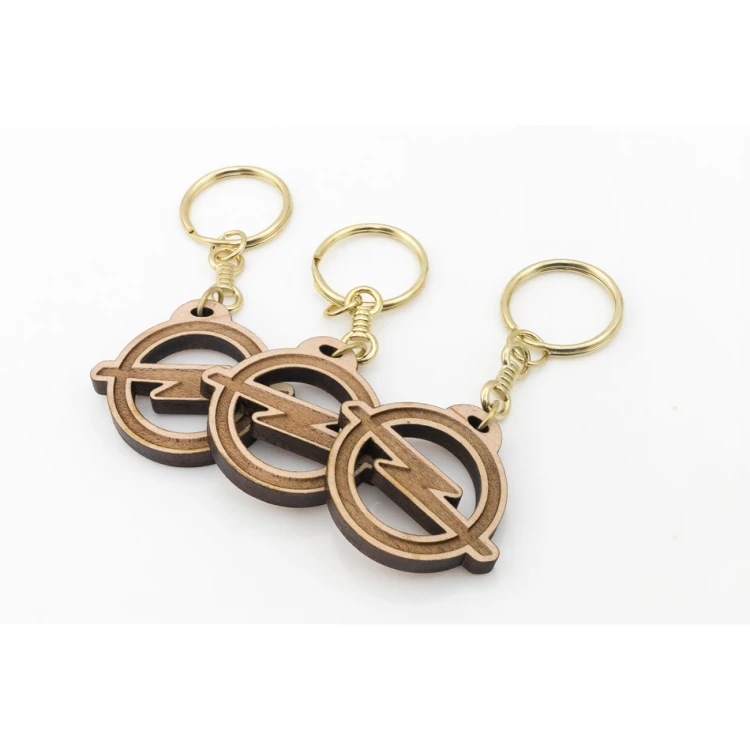Wooden Keychain for Car Dealers - Solid Maple - Timo 1
