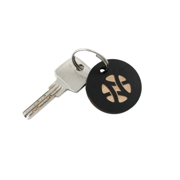 Wooden Keychain - GREGOR 5 Wenge color dim. 40x40mm - BD035