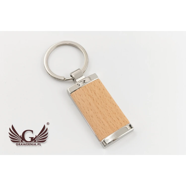 Wooden Keychain with Engraving - Paul - BP76