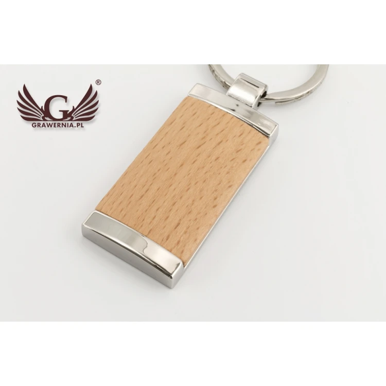 Wooden Keychain with Engraving - Paul - BP76