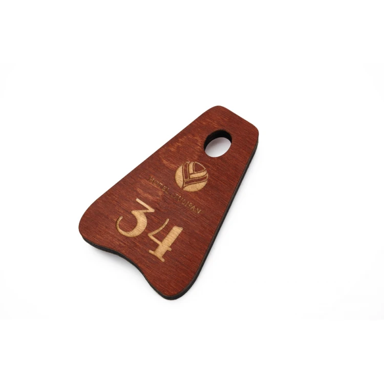 Wooden Keychain Pioneer 4 - Light Walnut color - BD073