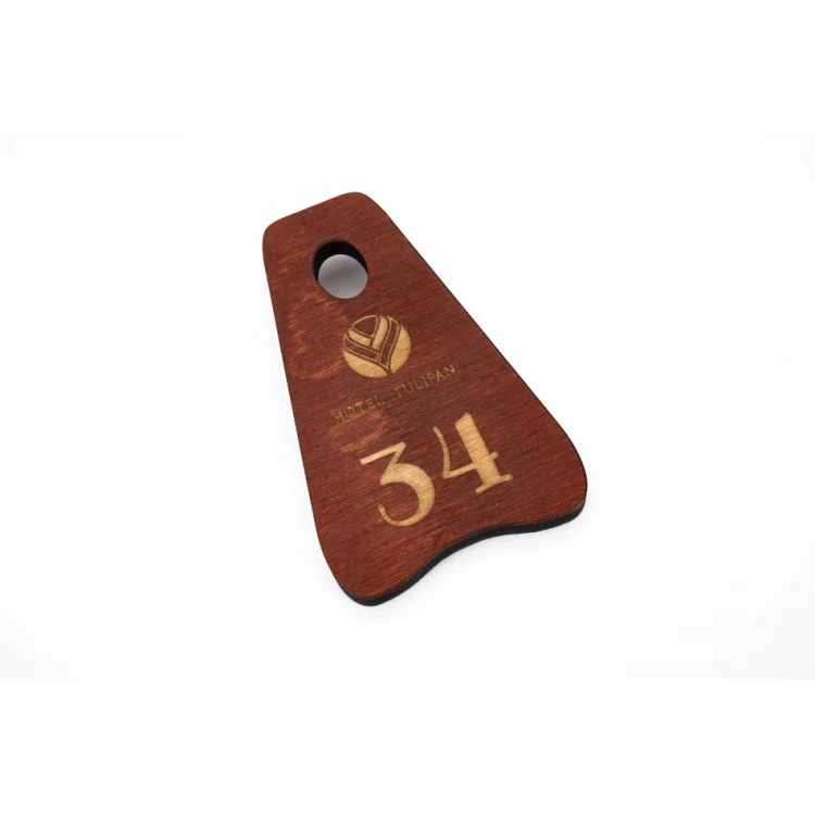 Wooden Keychain Pioneer 4 - Light Walnut color - BD073
