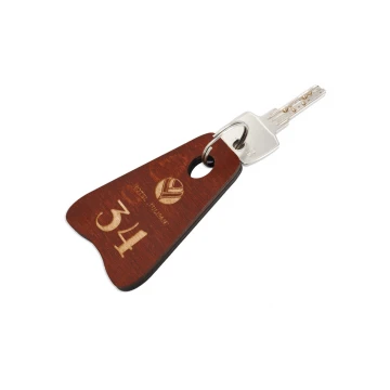 Wooden Keychain Pioneer 4 - Light Walnut color - BD073