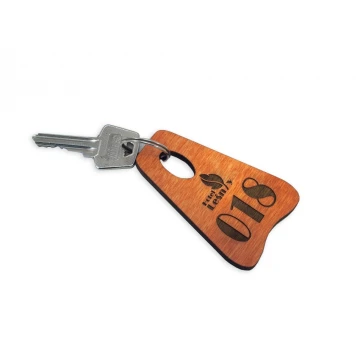 Wooden Keychain PIONIER ORANGE