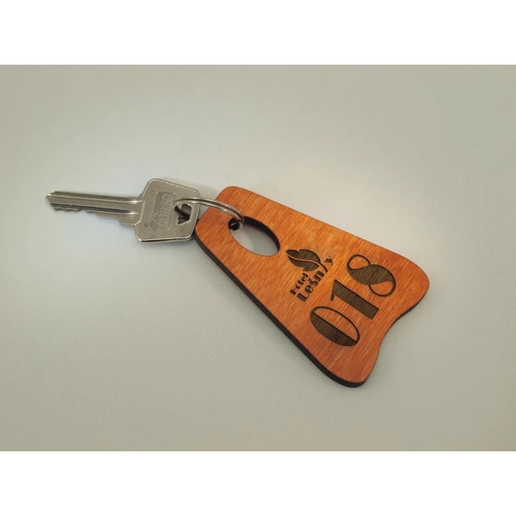 Wooden Keychain PIONIER ORANGE