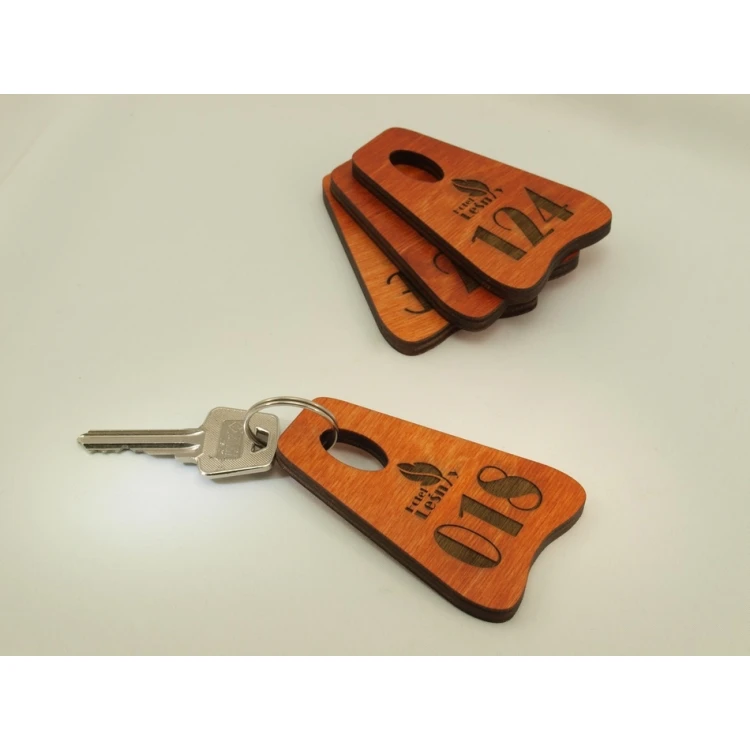 Wooden Keychain PIONIER ORANGE