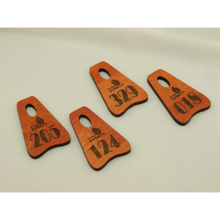 Wooden Keychain PIONIER ORANGE