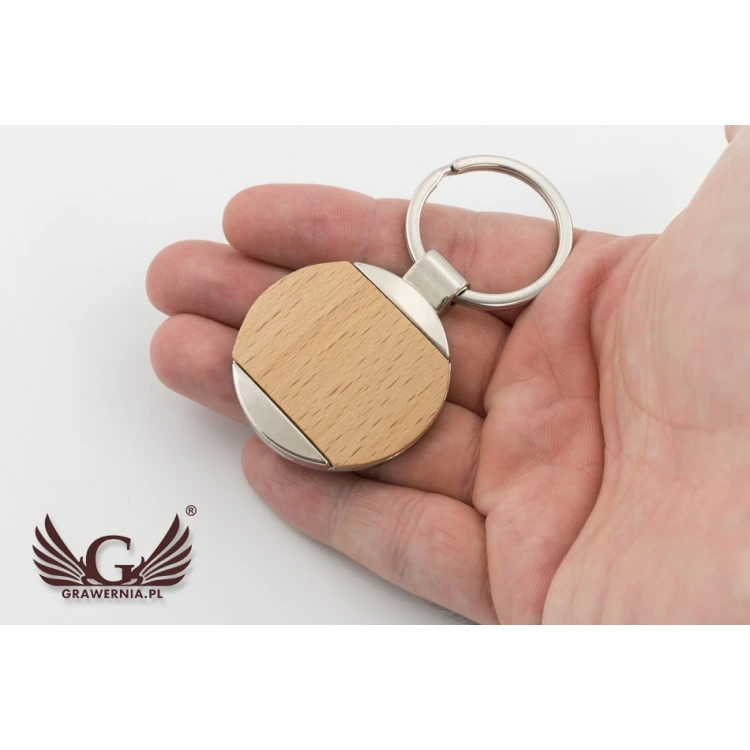 Wooden Keychain with Engraving - Prince - BP75