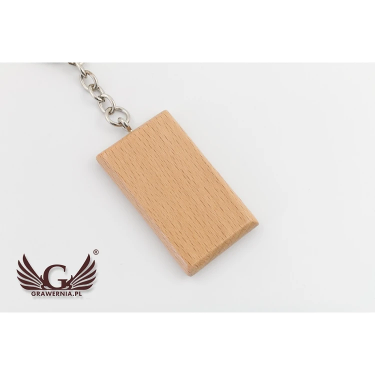 Wooden Keychain with Engraving - Ralph - BP74