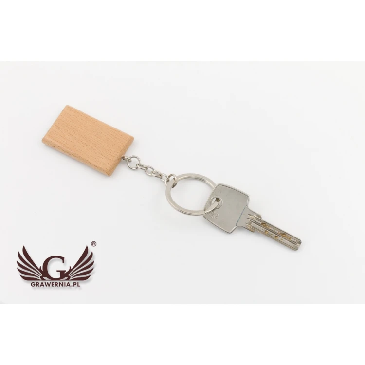 Wooden Keychain with Engraving - Ralph - BP74