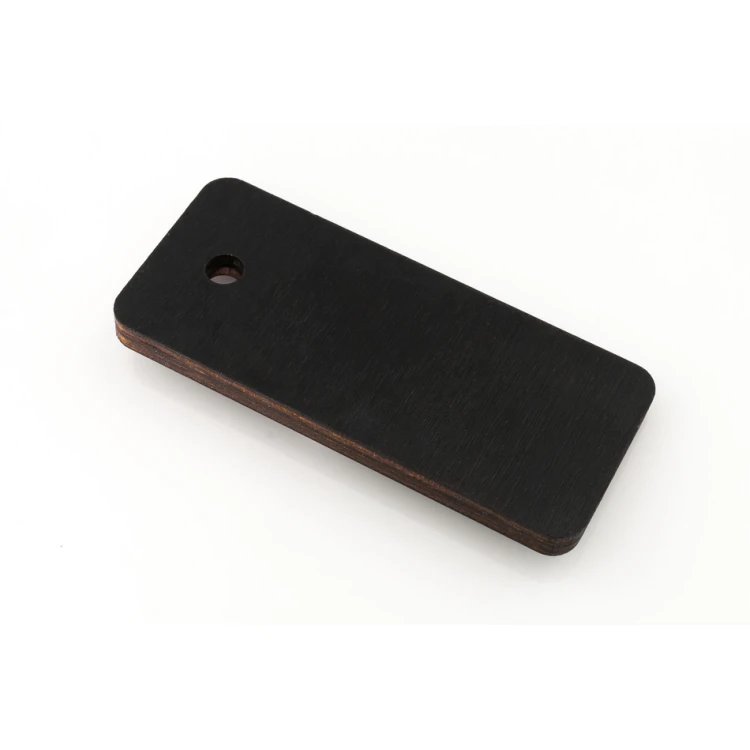 Sambrel 5 Wooden Keychain - Wenge Color Size 30x70mm - BD025