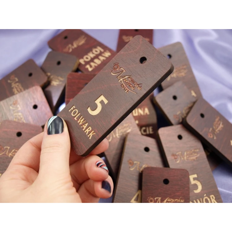 Wooden Keychain - TOMBREL 3 Cherry