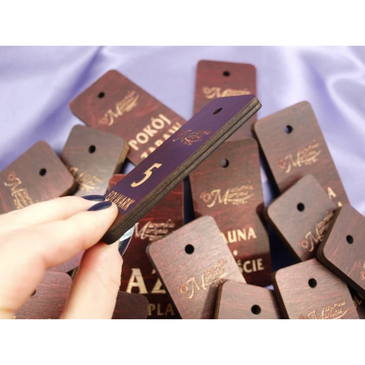 Wooden Keychain - TOMBREL 3 Cherry
