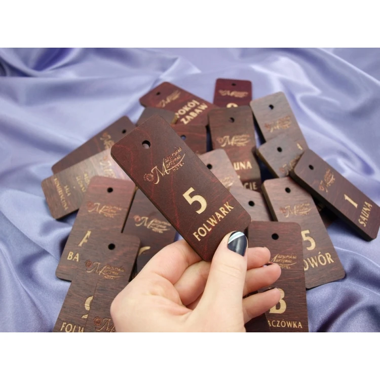Wooden Keychain - TOMBREL 3 Cherry