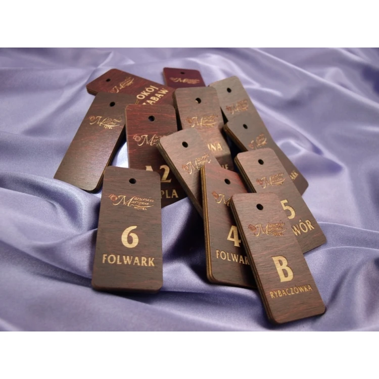 Wooden Keychain - TOMBREL 3 Cherry