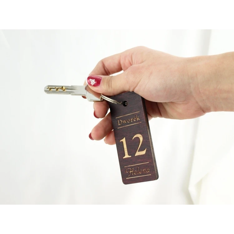 Wooden Keychain - TOMBREL 3 Cherry