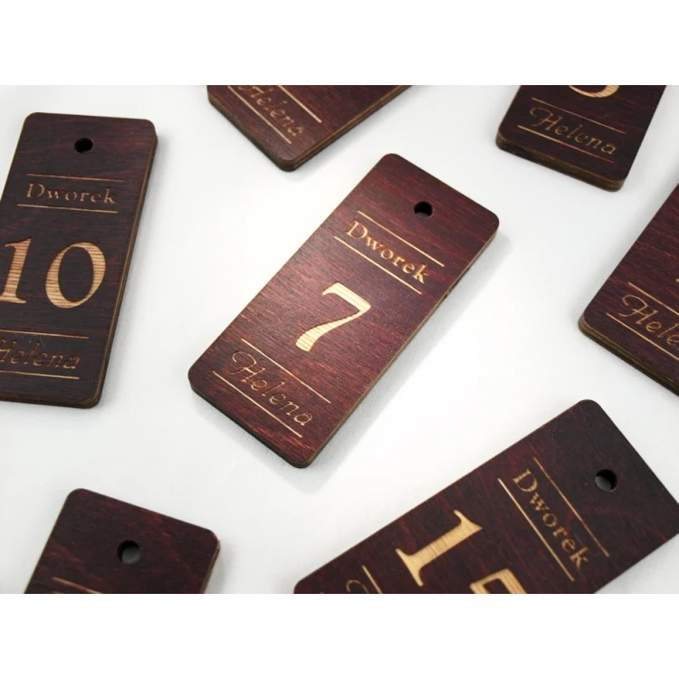 Wooden Keychain - TOMBREL 3 Cherry