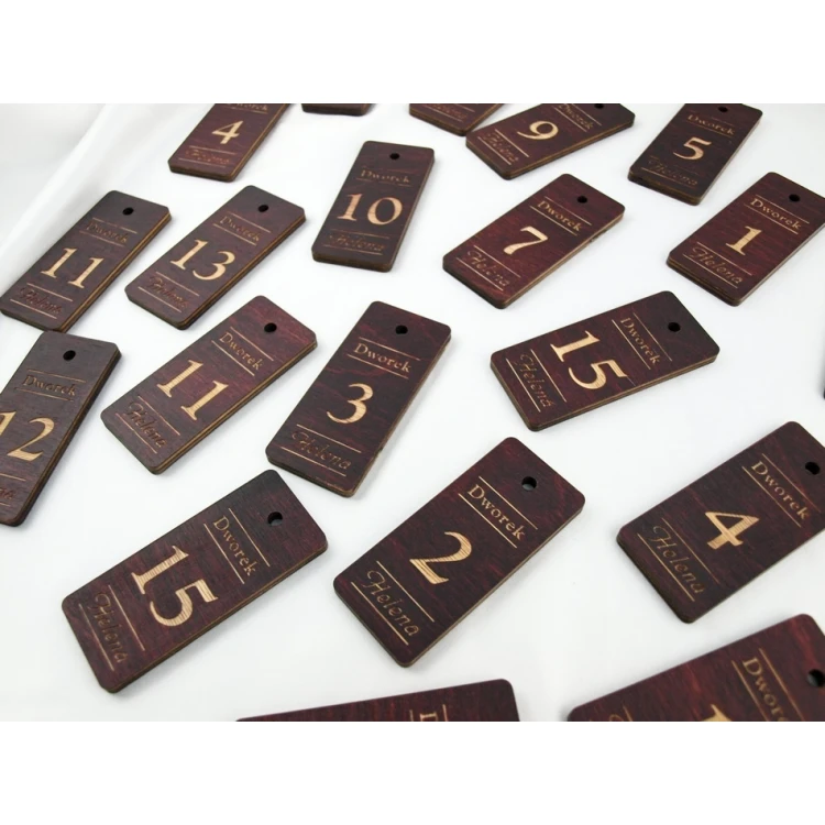 Wooden Keychain - TOMBREL 3 Cherry