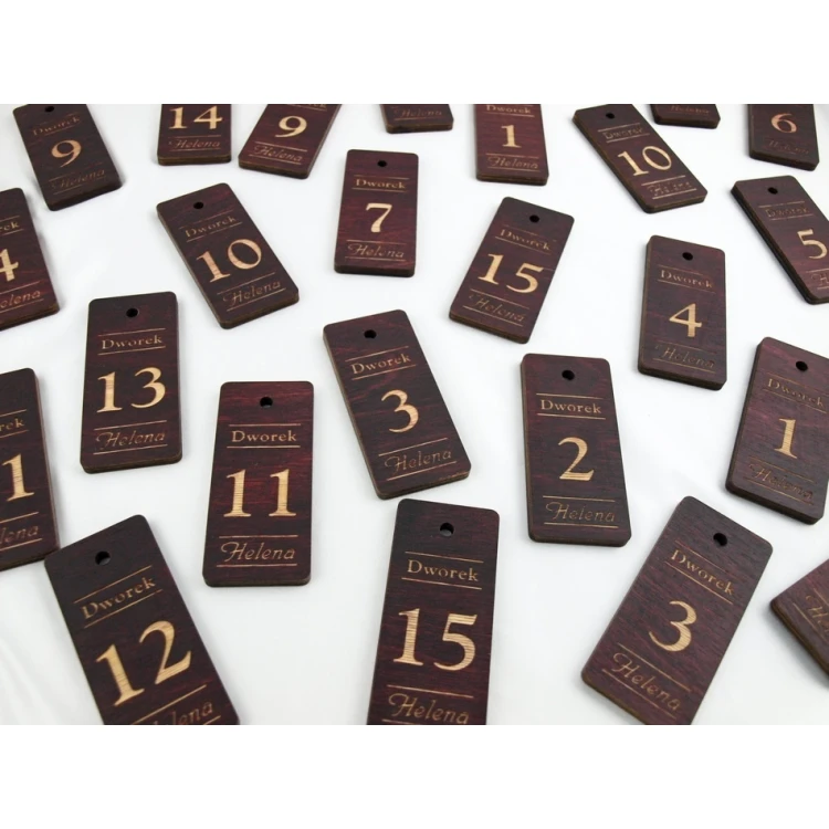 Wooden Keychain - TOMBREL 3 Cherry