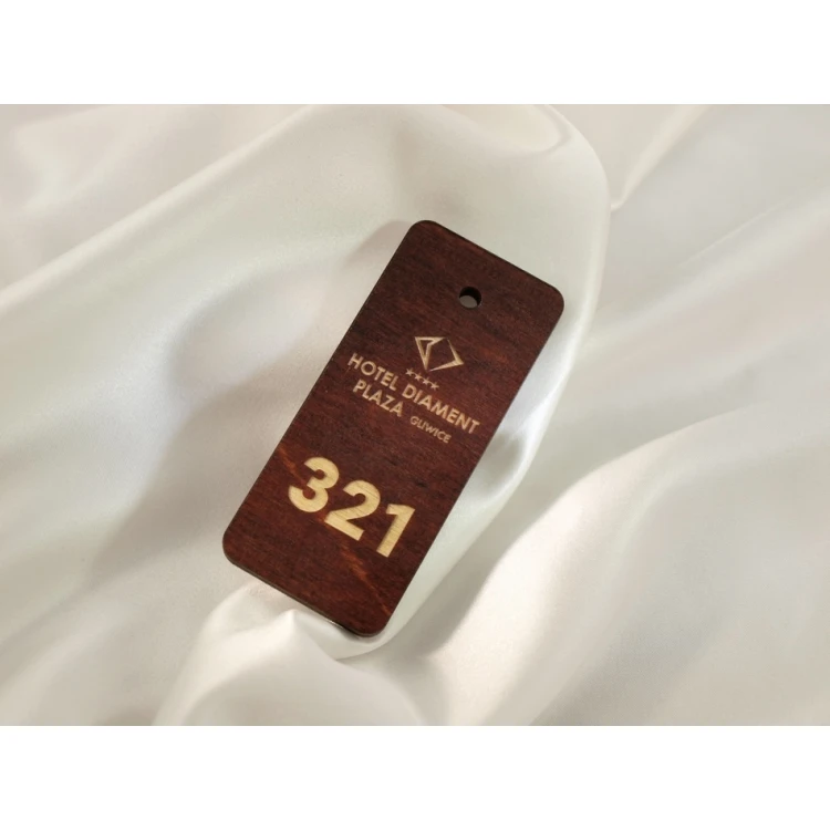 Wooden Keychain - TOMBREL 4 Light Walnut