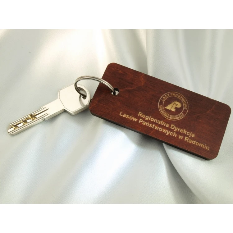 Wooden Keychain - TOMBREL 4 Light Walnut