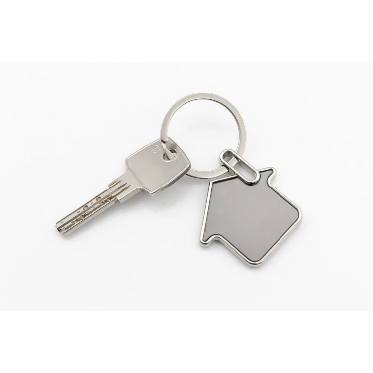 Wooden Keychain with Engraving - House 5 - BP128