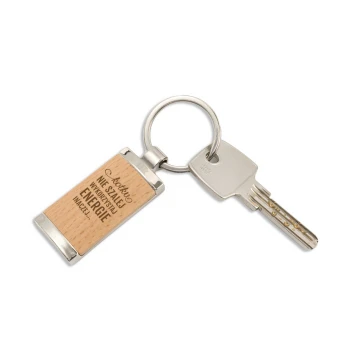 Wooden Keychain with Engraving - Paul - BP76