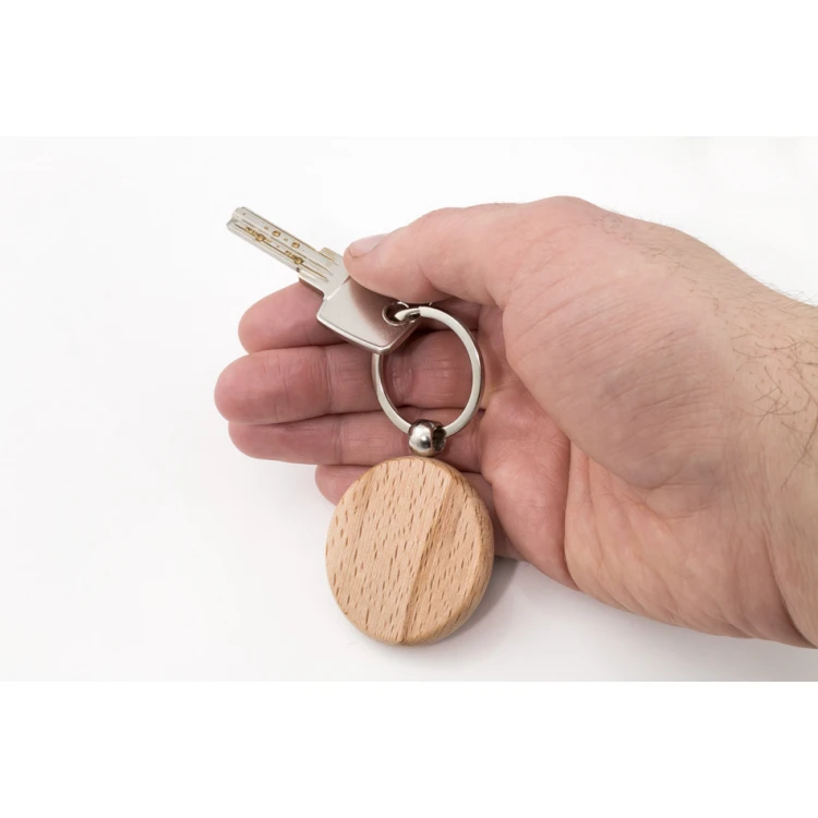 Wooden Keychain with Engraving - Salvador 2 - BP127