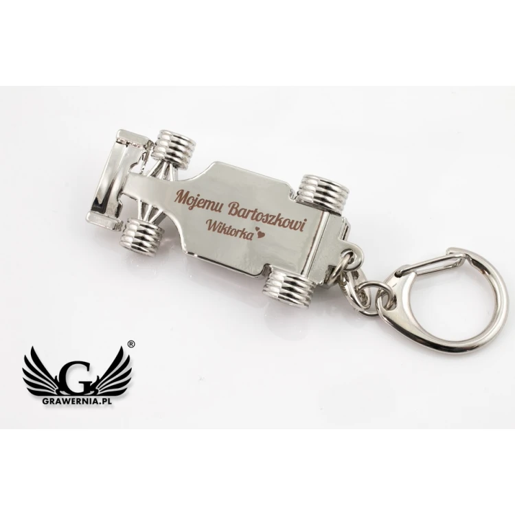 FORMULA 1 Keyring - with Your Engraving - BP46