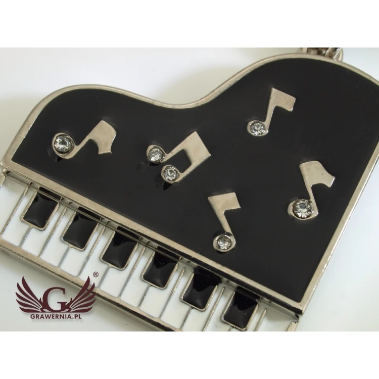 PIANO KEYCHAIN for Pianist with Your Engraving