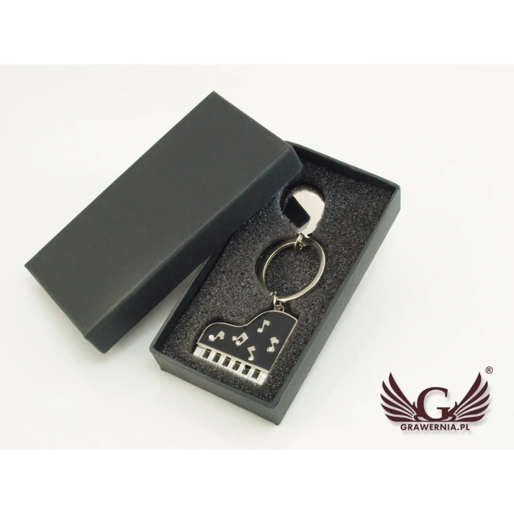 PIANO KEYCHAIN for Pianist with Your Engraving