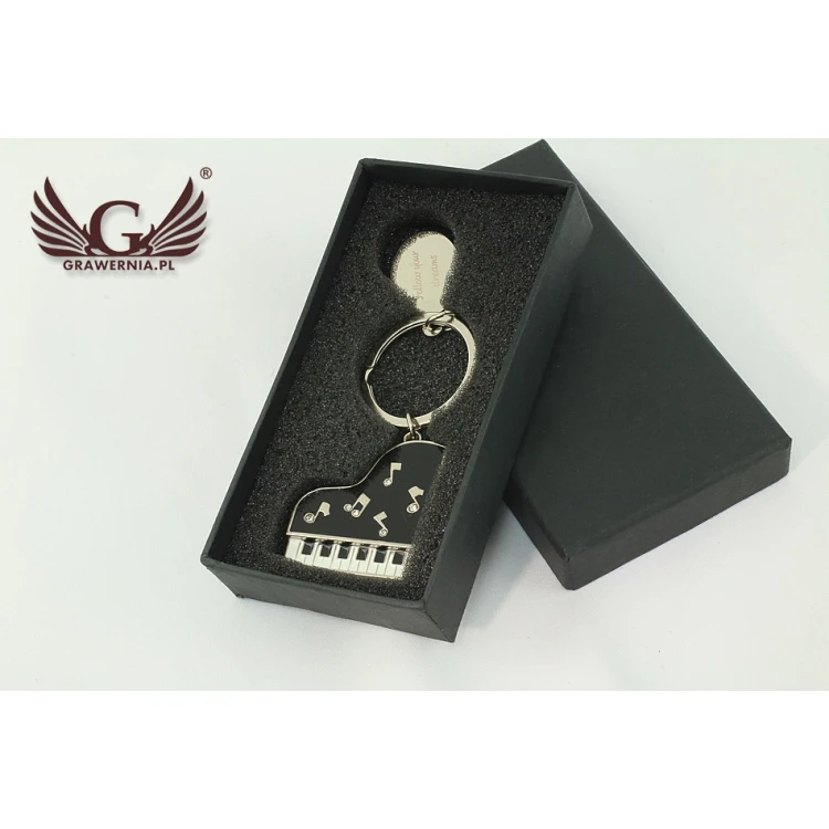 PIANO KEYCHAIN for Pianist with Your Engraving