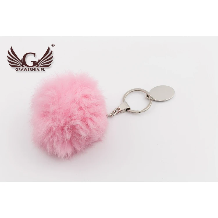 Furry Keychain with Custom Engraving - BP081