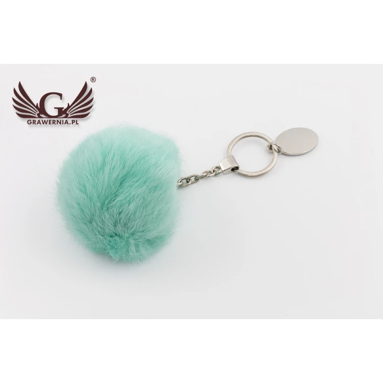 Furry Keychain with Custom Engraving - BP081