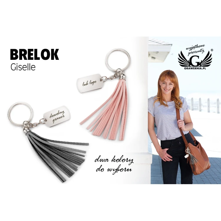 GISELLE KEYCHAIN with any engraving - BP88