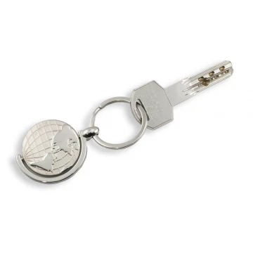 GLOBE KEYCHAIN - with your engraving - BP8