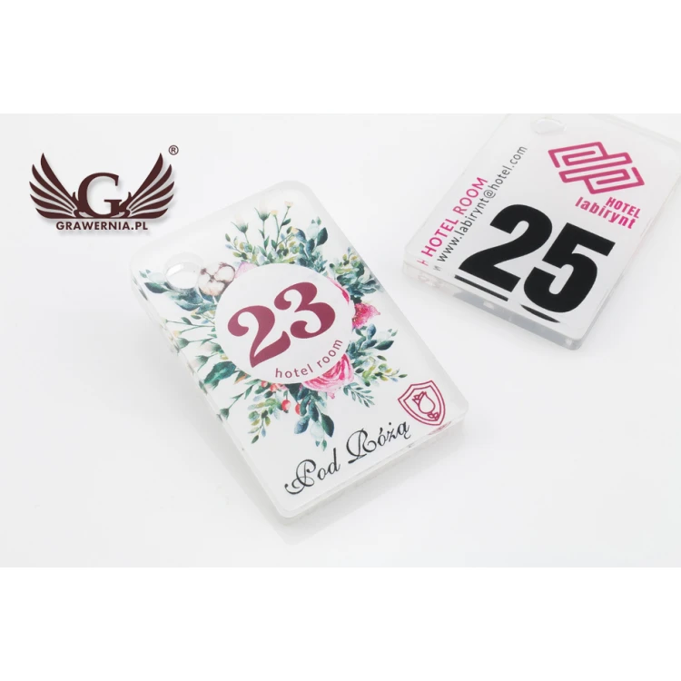 Cameo Hotel Keychain - Colorful UV Print - BP59