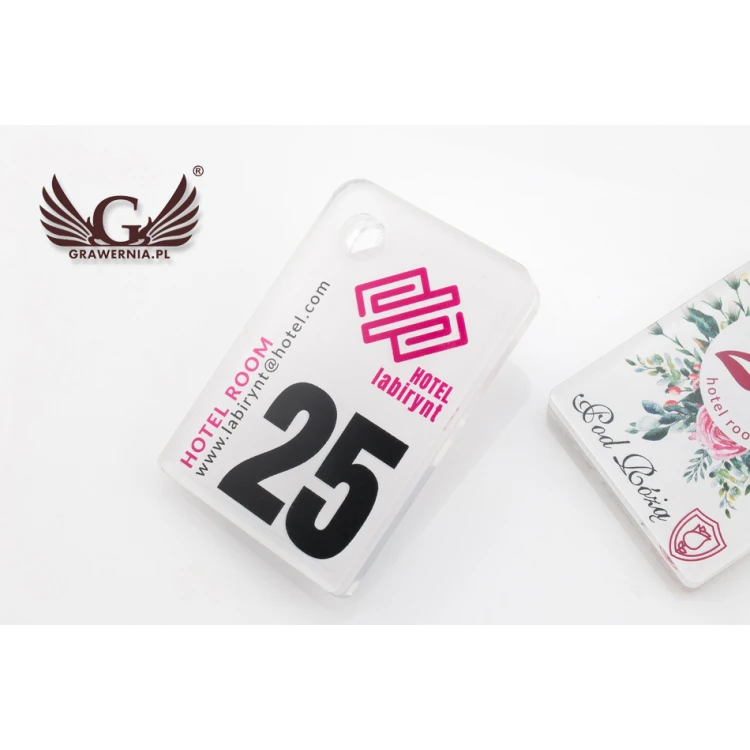 Cameo Hotel Keychain - Colorful UV Print - BP59