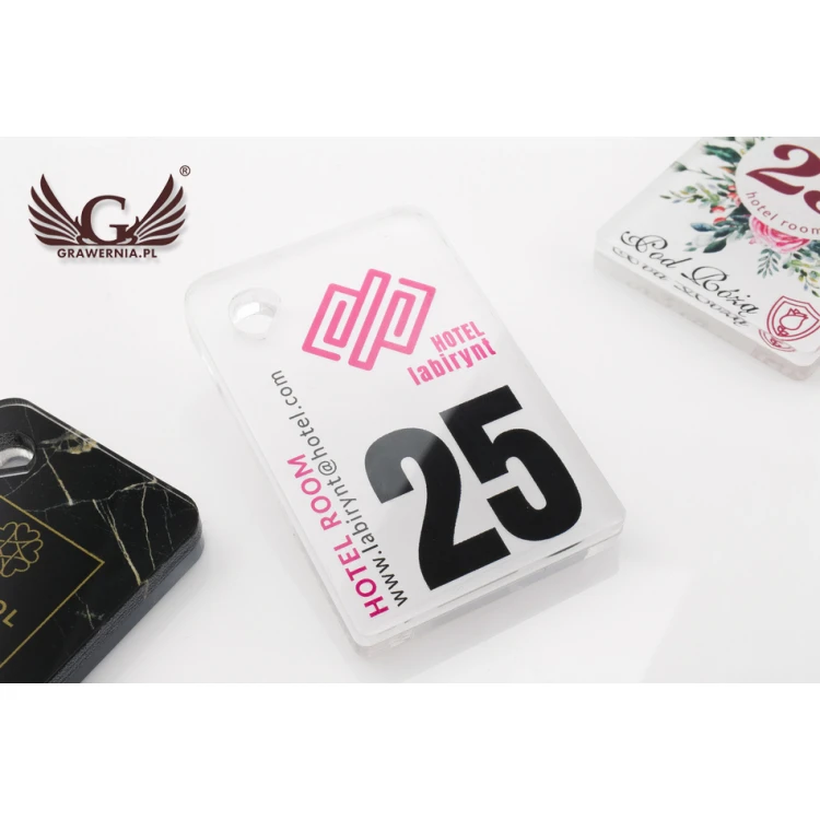 Cameo Hotel Keychain - Colorful UV Print - BP59