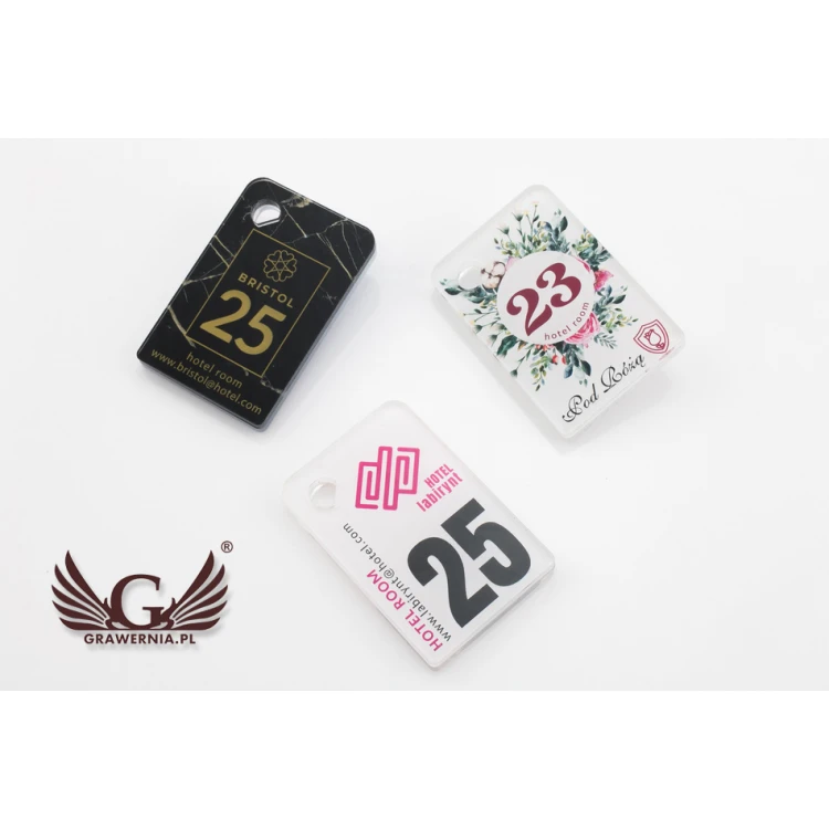 Cameo Hotel Keychain - Colorful UV Print - BP59